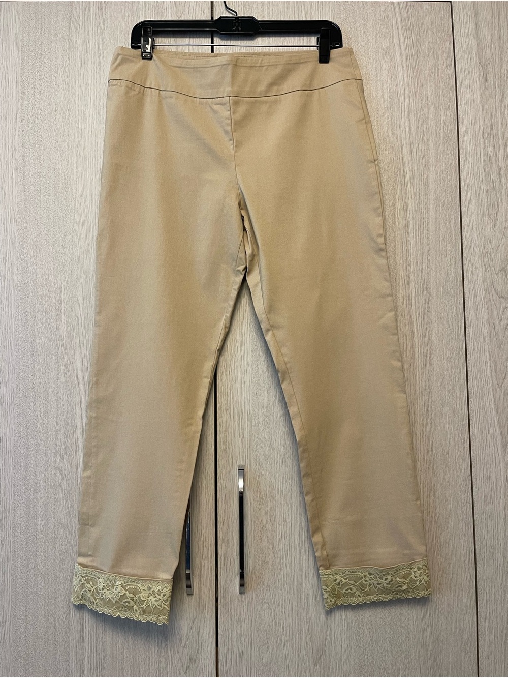 Patrizia Luca Tan Stretch Waistband Pants